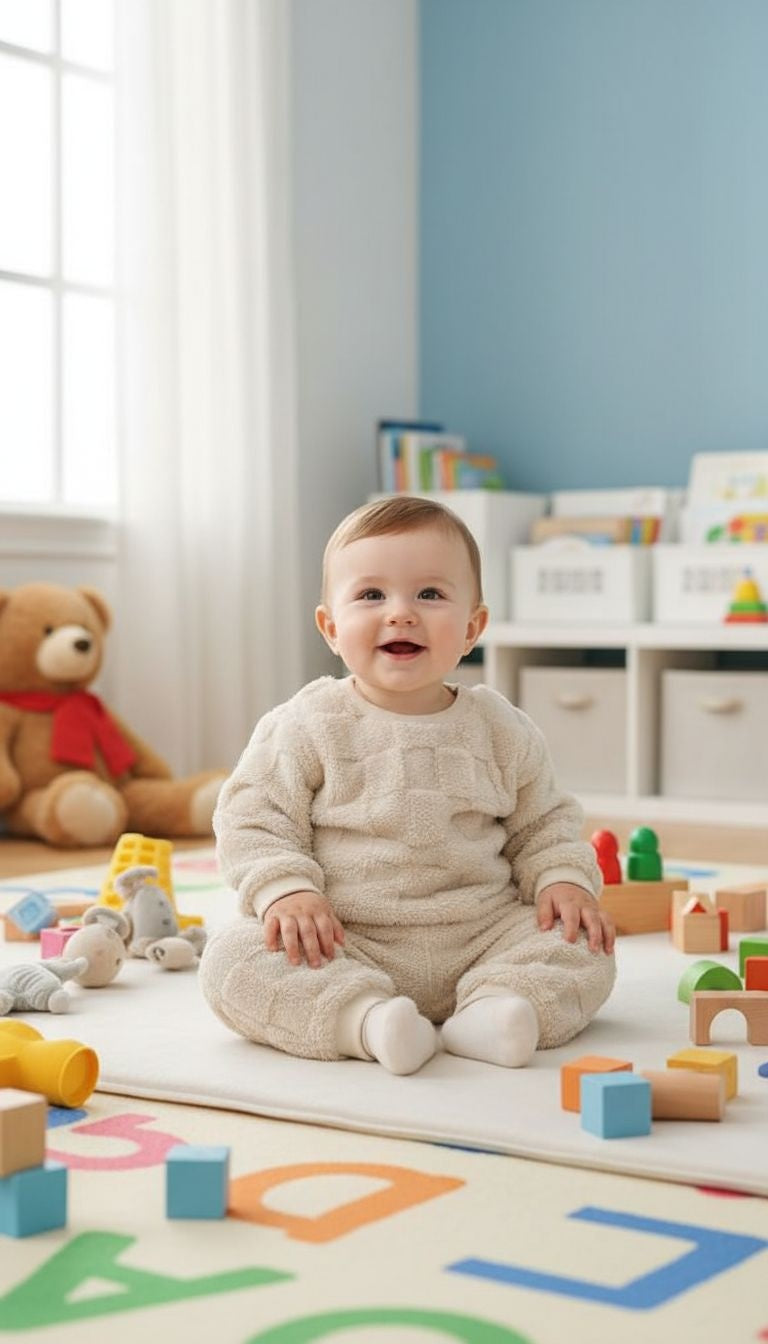 Cloud-Soft Checker Fleece Set