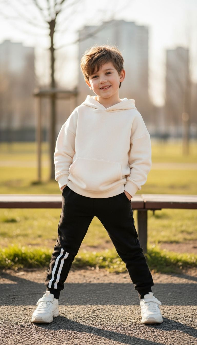 Sporty Basics: Stripe Detail Jogger Pants