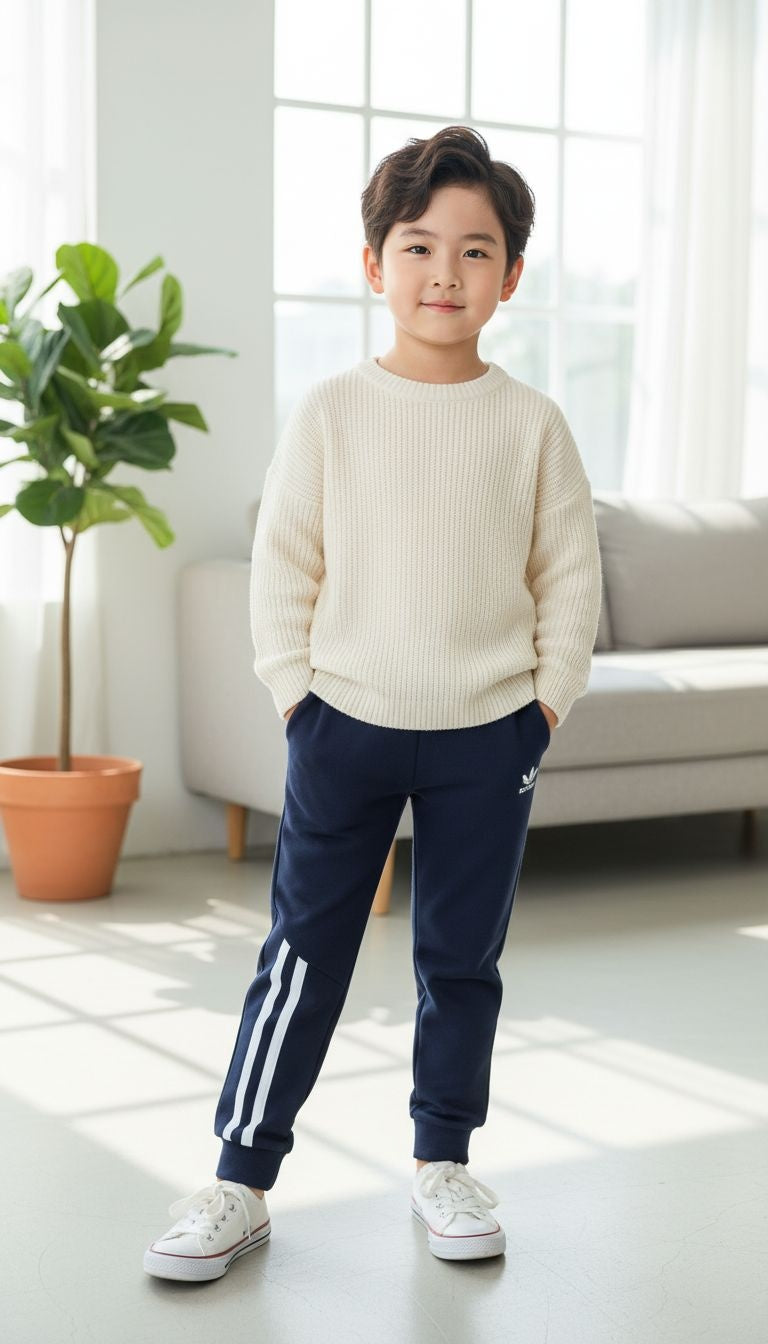 Sporty Basics: Stripe Detail Jogger Pants