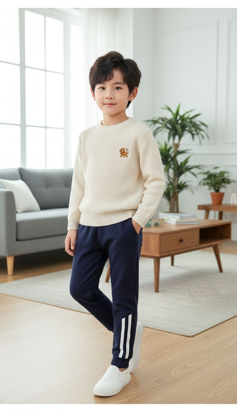 Sporty Basics: Stripe Detail Jogger Pants