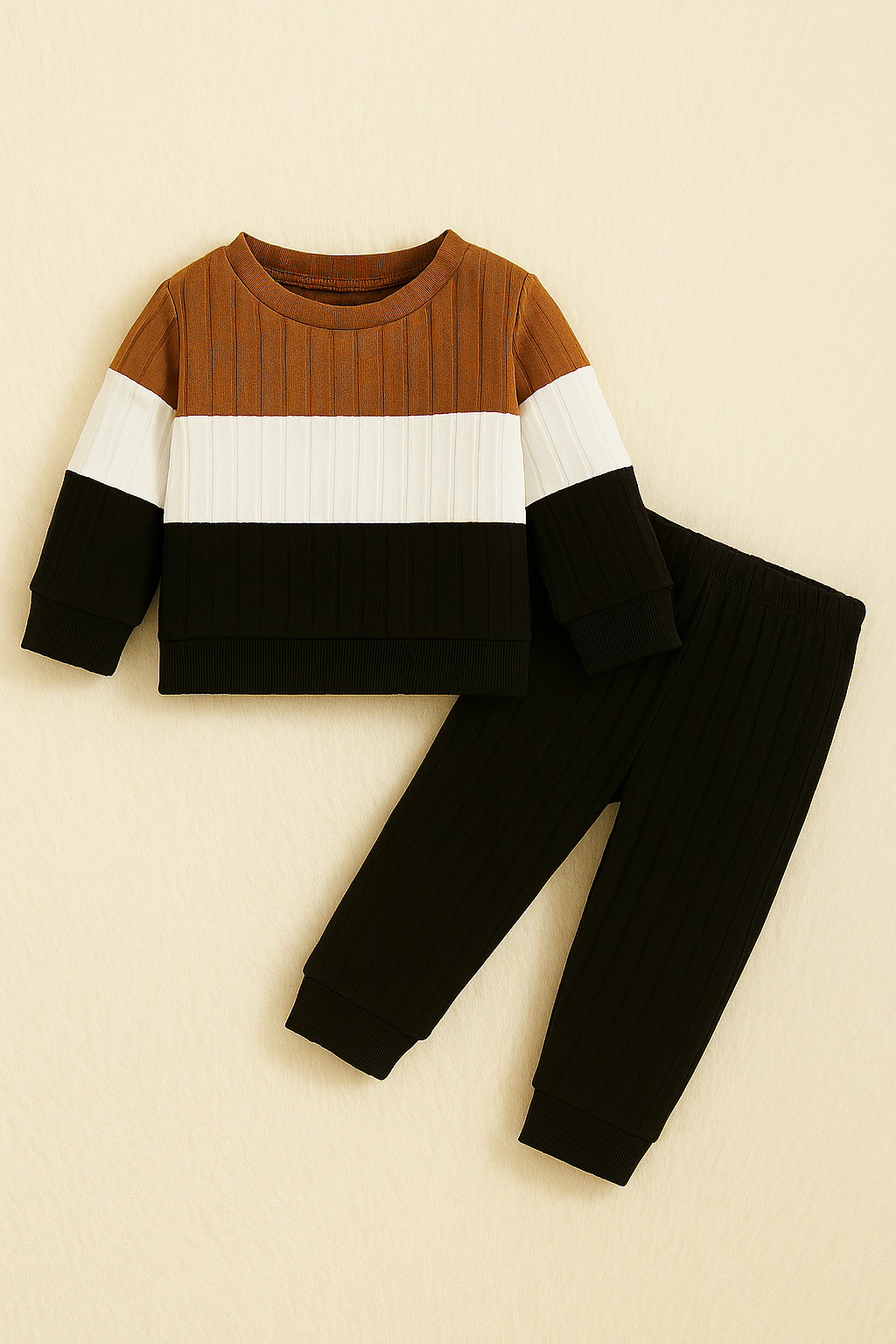 Bold Stripes Knit Set