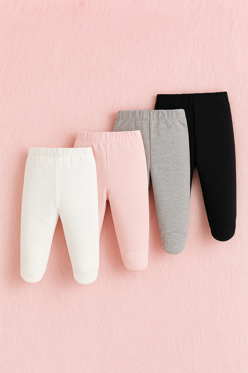 Essential Footed Leggings – 4-Pack