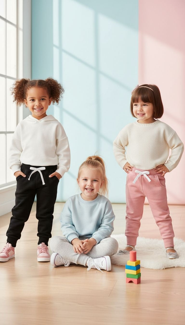 Cotton Essential Jogger Pants – 3-Pack