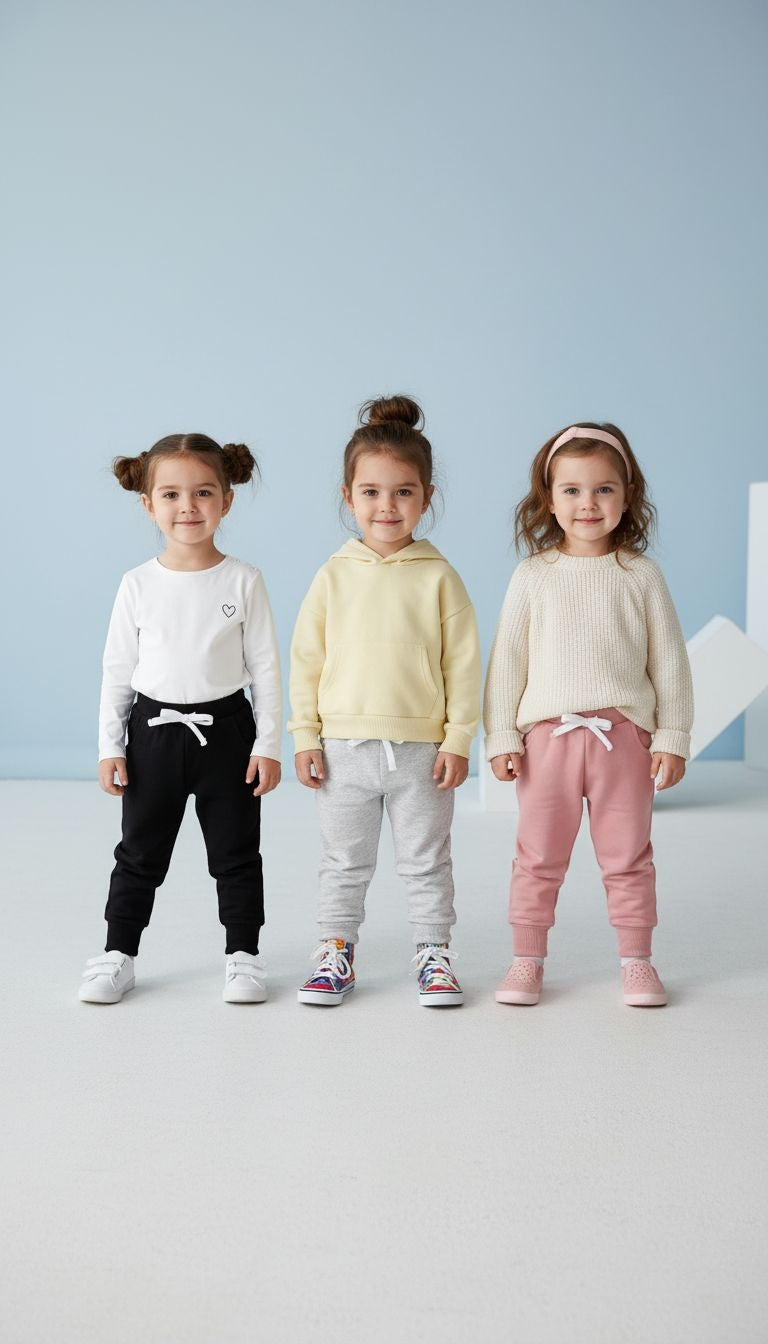 Cotton Essential Jogger Pants – 3-Pack