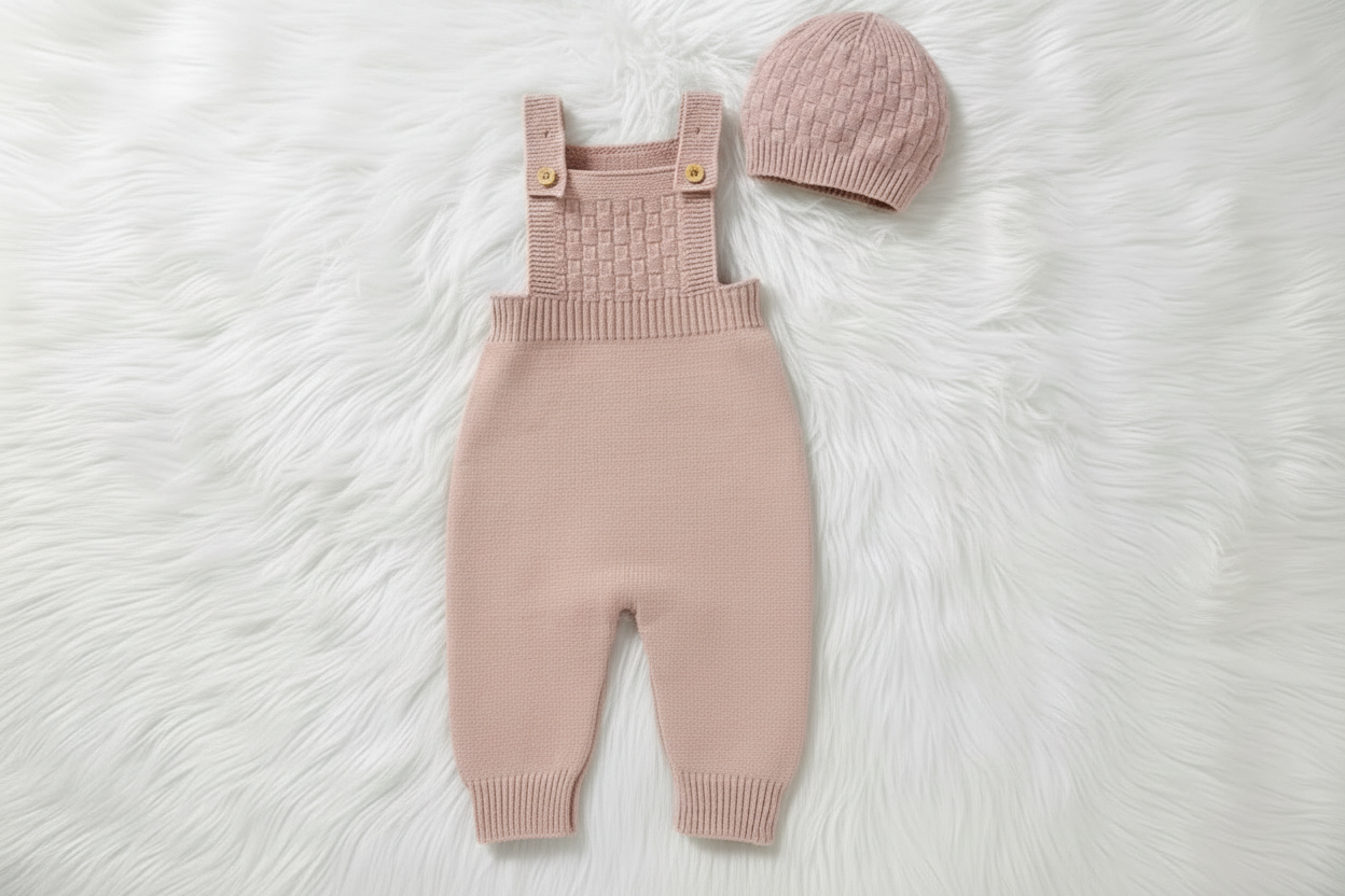 Knit Romper Set – Cozy Style for Your Little One