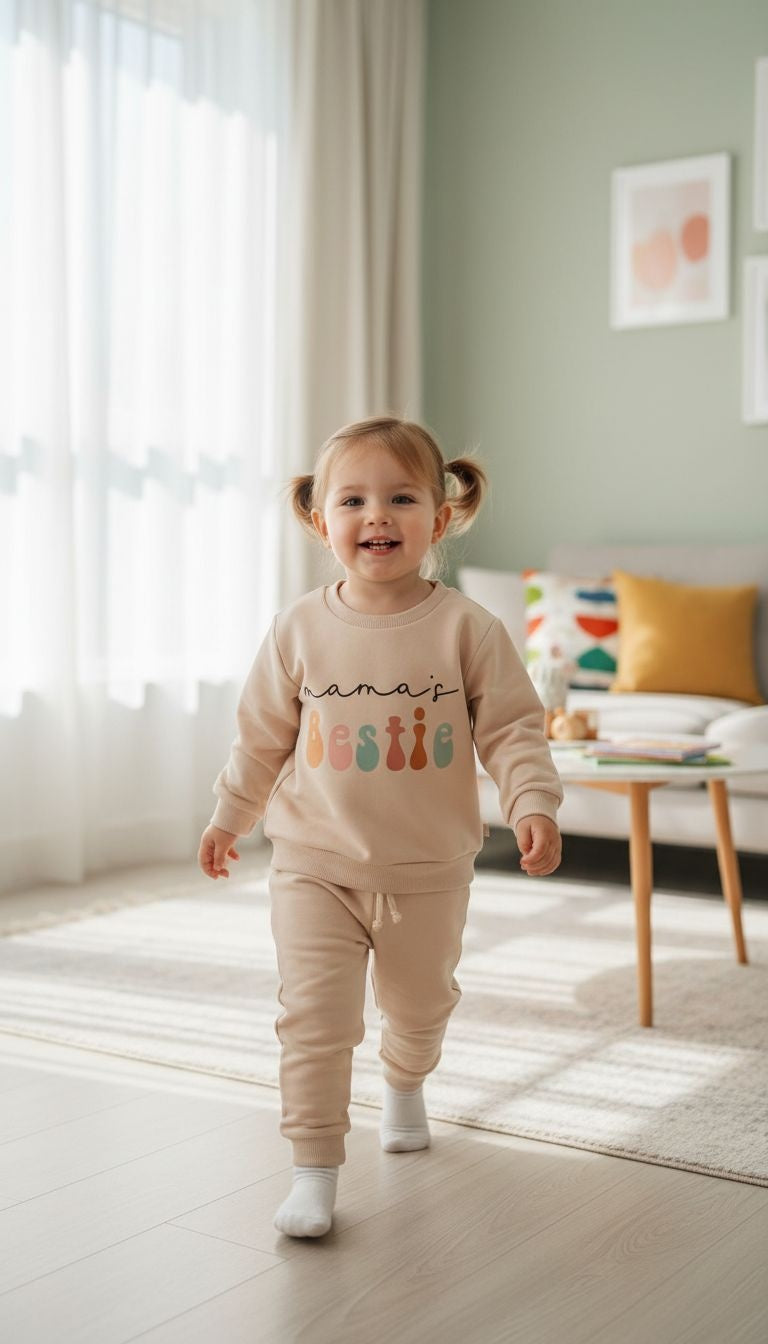 Mama’s Bestie: Cozy Two-Piece Sweatshirt & Jogger Set