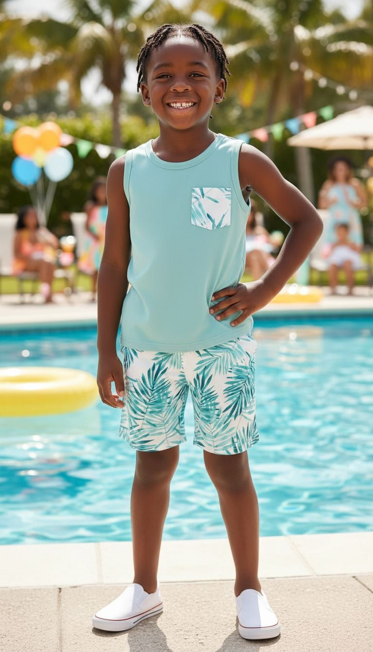 Tropical Breeze Summer Set – 2‑Piece Outfit