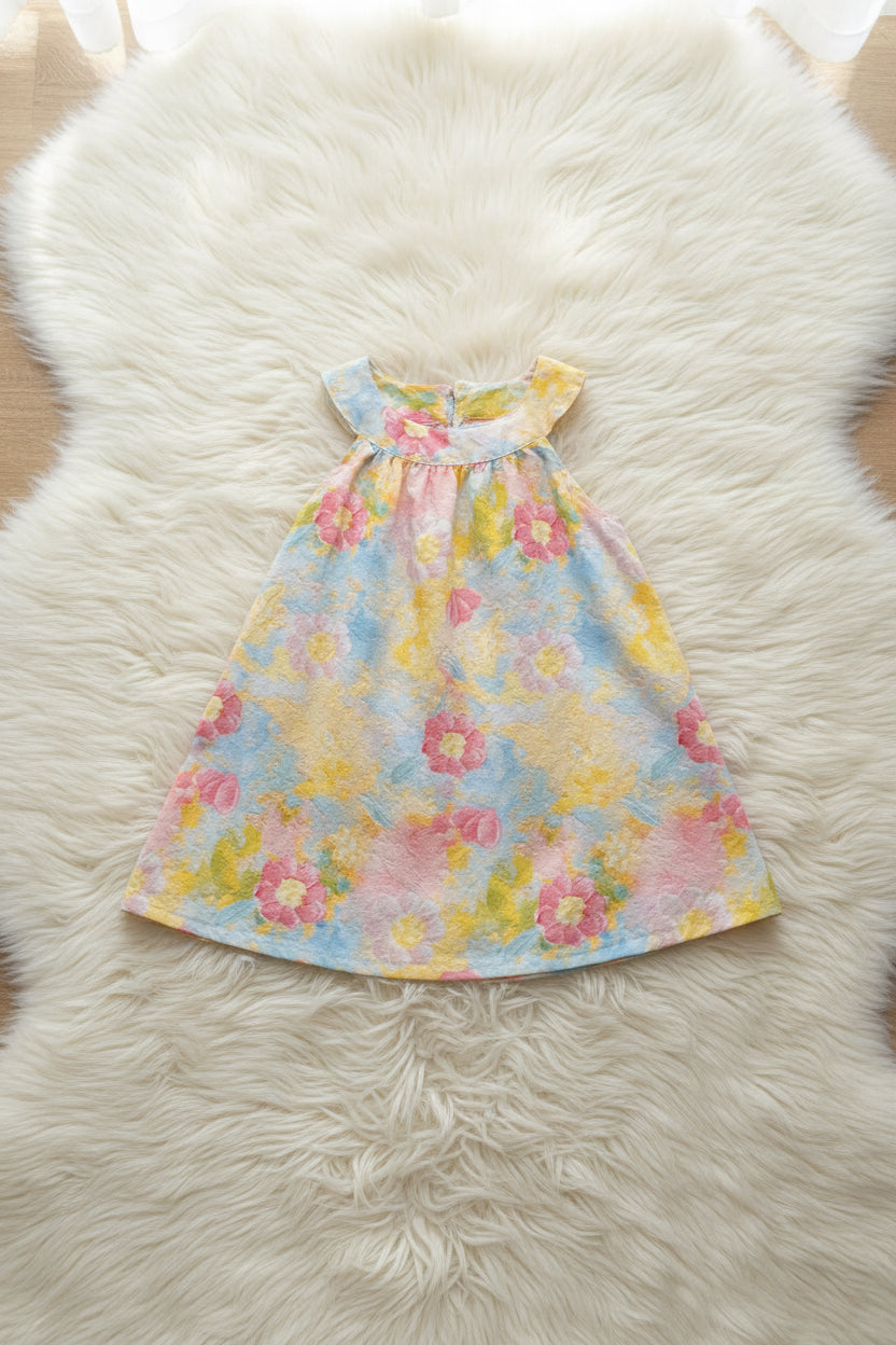 Pastel Floral Summer Dress