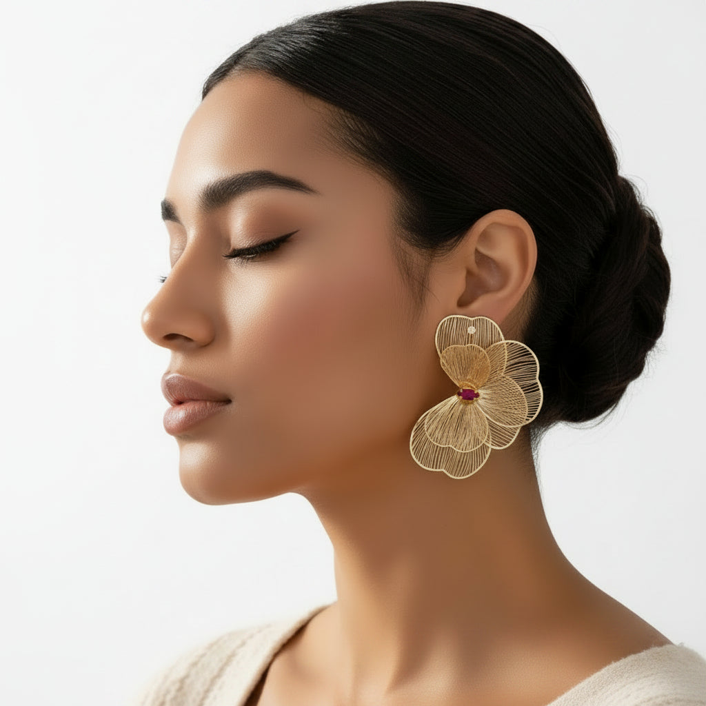 Flower Stud Earrings