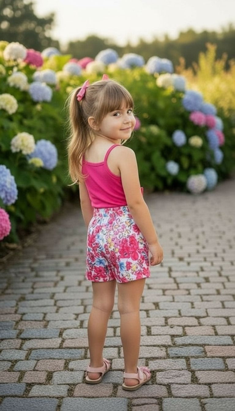Floral Bow Romper