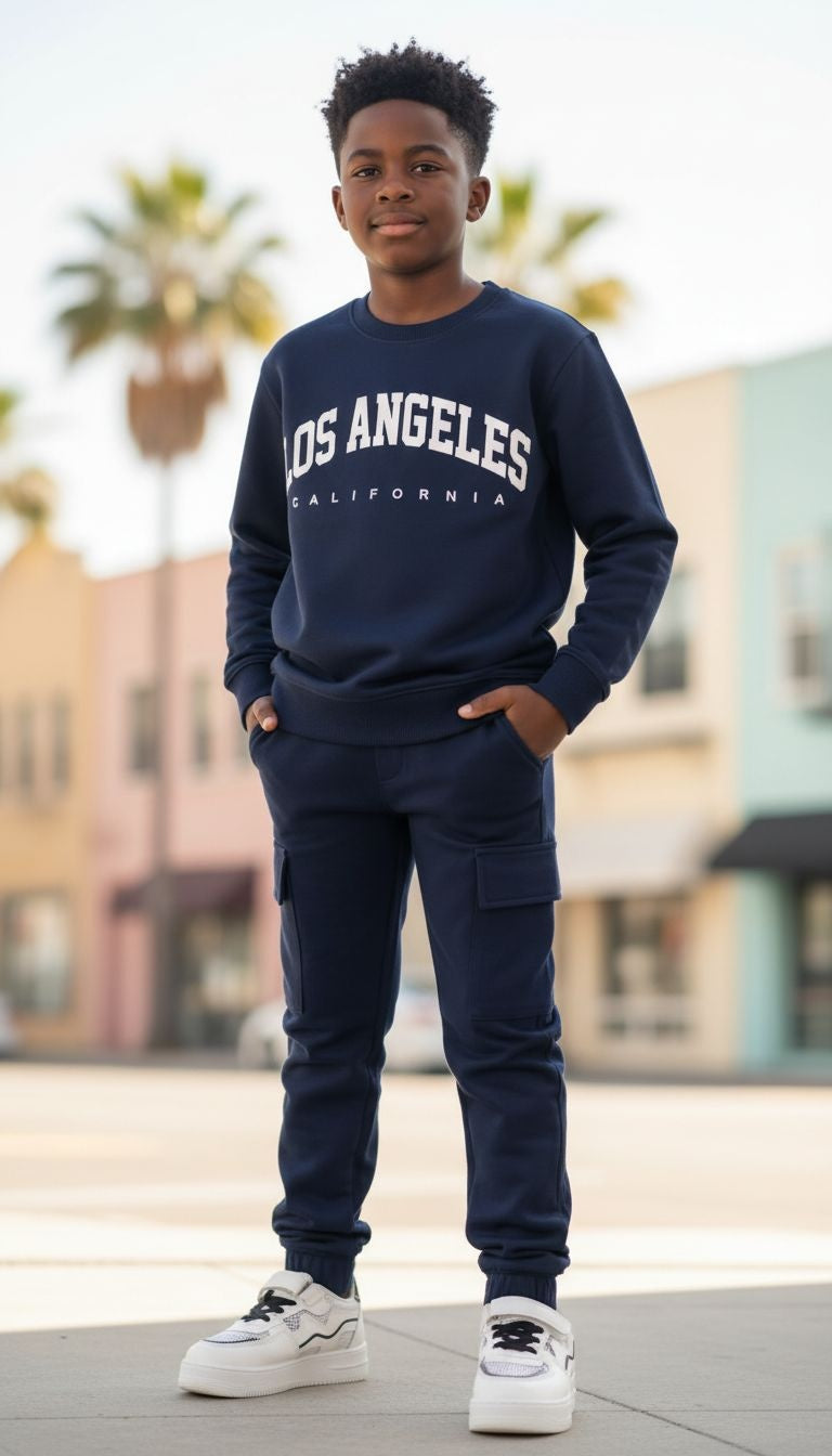 Classic Los Angeles Sweatshirt & Jogger Set