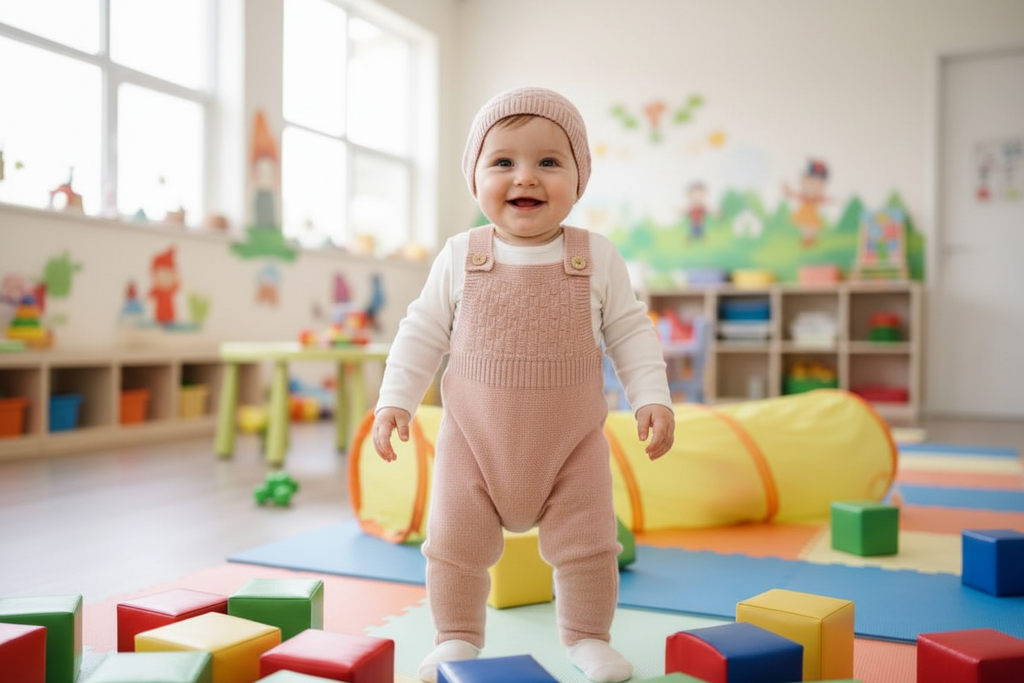 Knit Romper Set – Cozy Style for Your Little One